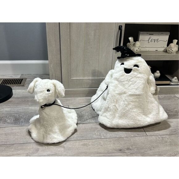 Plush Ghost Walking Dog TikTok Viral - Picture 1 of 10